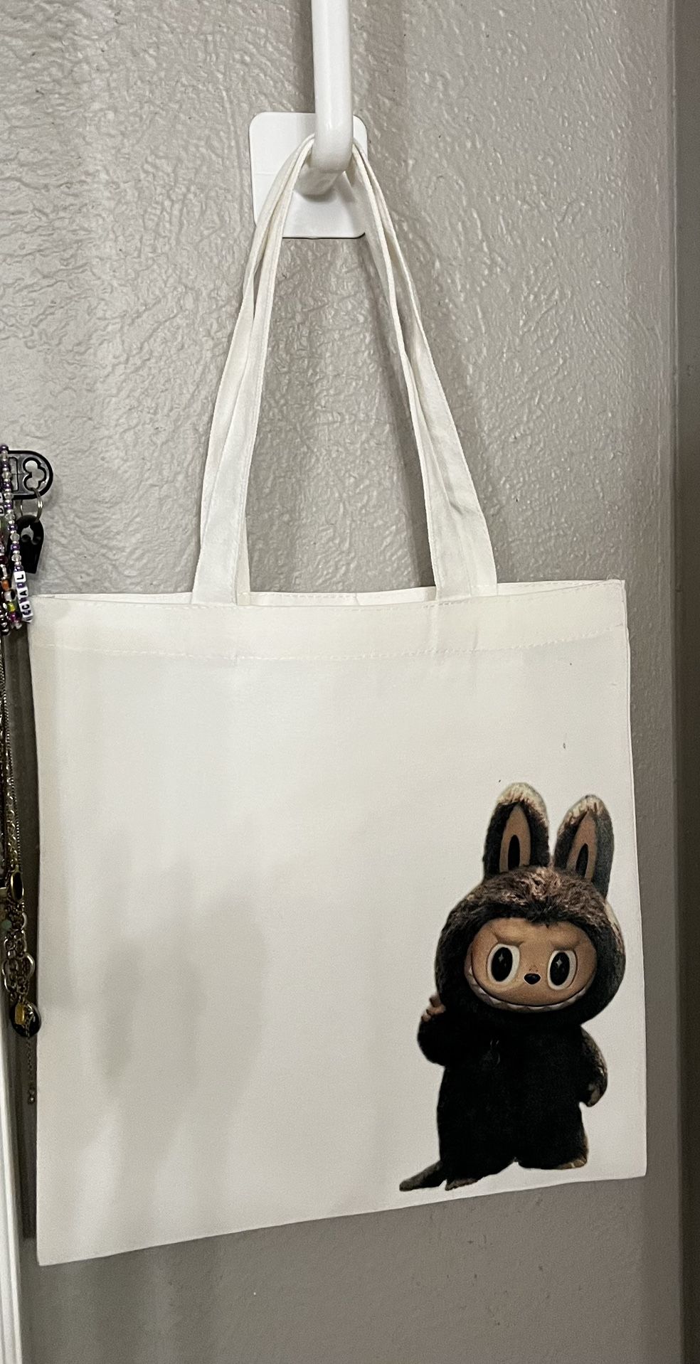 Zimomo (Labubu) Canvas Tote Bags