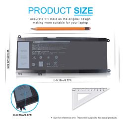 Emanjor BaterÃa para laptop Dell Inspiron 17 7000 7 7 2 en 1 15 7577 Latitude 3 3 G3 3579 379 79 G5 5587 G7 7588 PVHT1