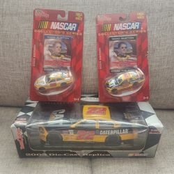 CAT Caterpillar NASCAR Diecast Race Car Set 