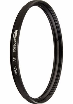 Amazon Basics 67mm UV protective filter for camera lenses