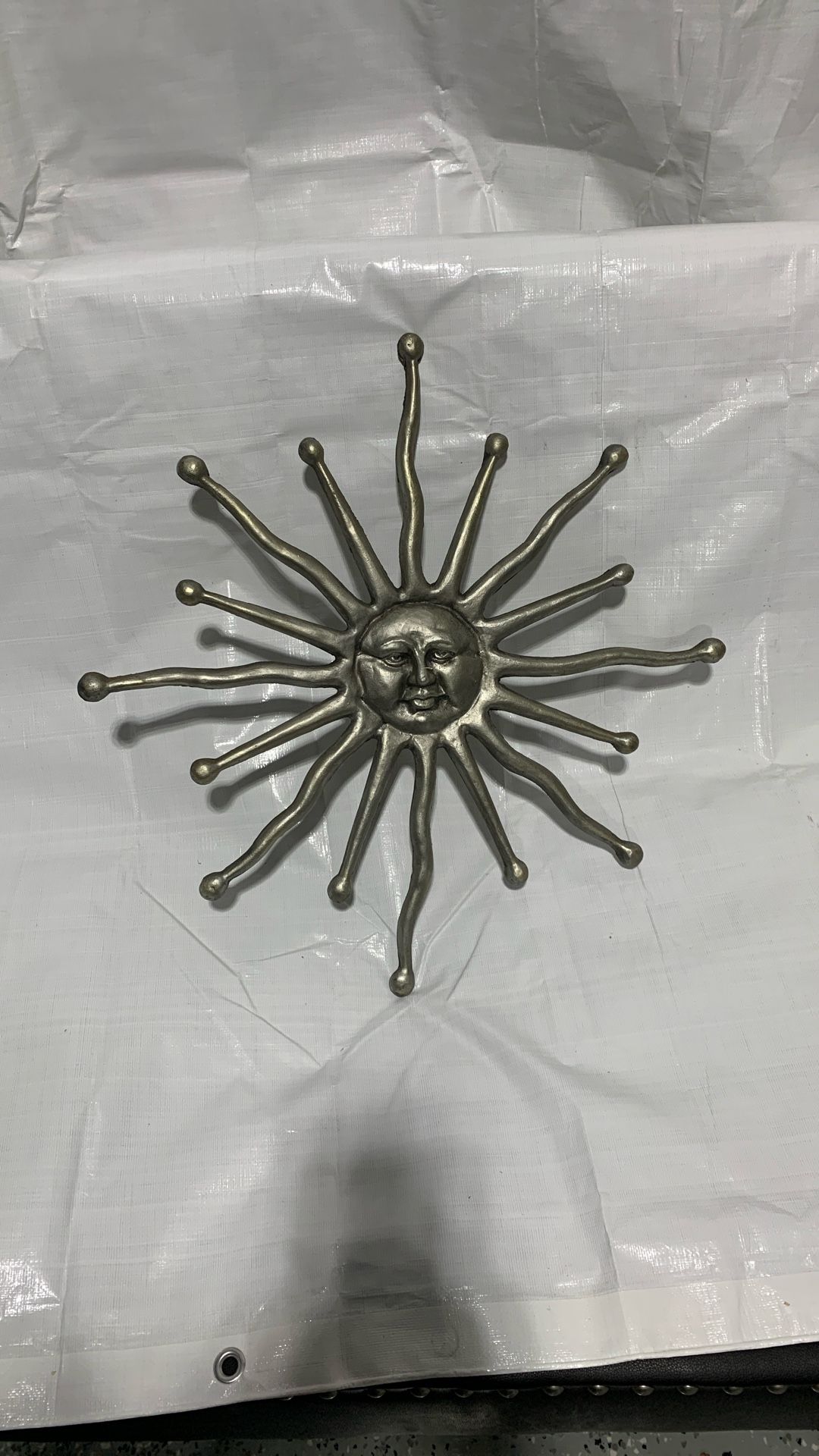 Metal Art Sun Face