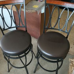 Two Bar Stools For Sale