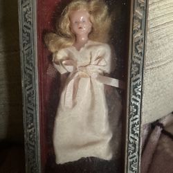 Weather Predicting Antique Miniature Doll