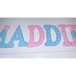 Wooden Letters From Michael’s 