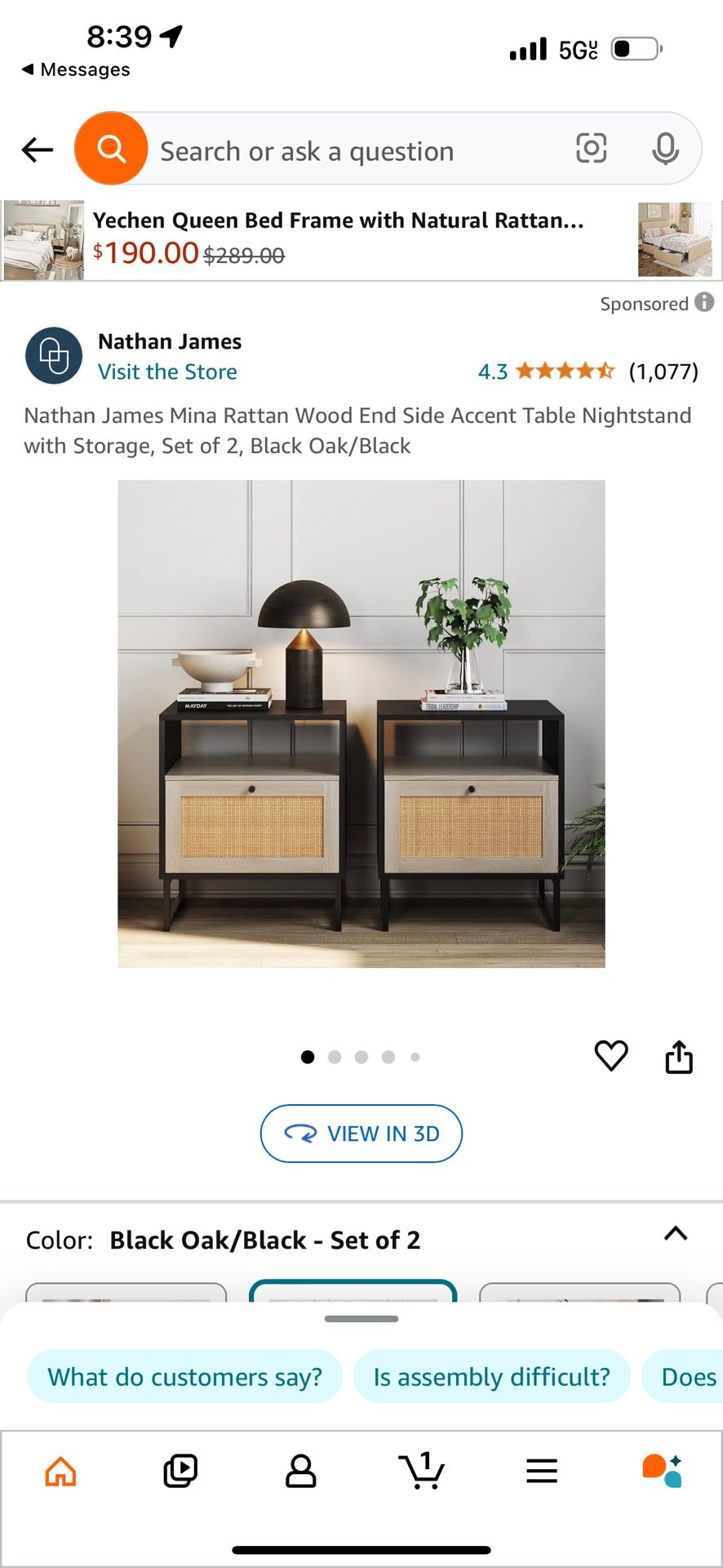 Table Nightstand