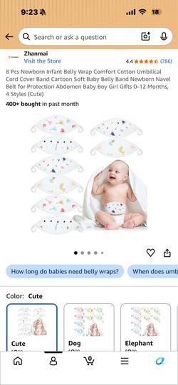 Baby belly bands
