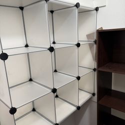 Heavy Duty White Contemporary Cubicle Storage 36” X 36” X 12”