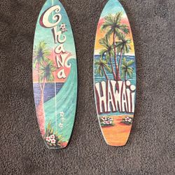Wooden Surf Boards For Wall Decor