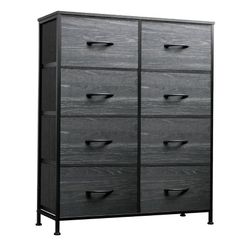 2 Fabric Dresser for Bedroom, Tall Dresser with 8 Drawers, 
