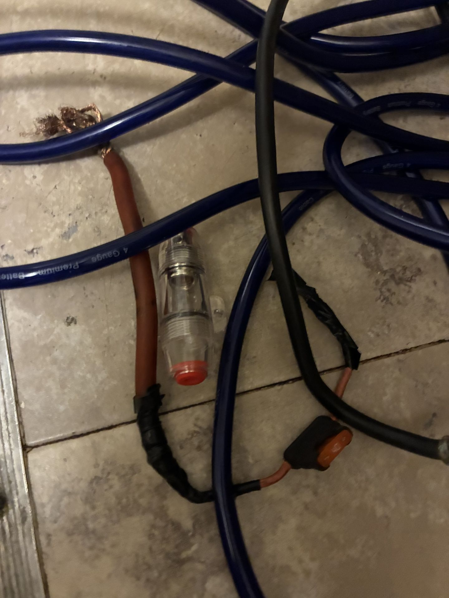 4 Gauge Car System Wires.