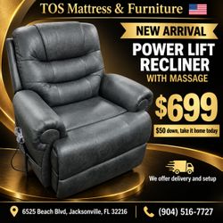 Power Lift Recliner with Massage 🚚WE DELIVER🚚