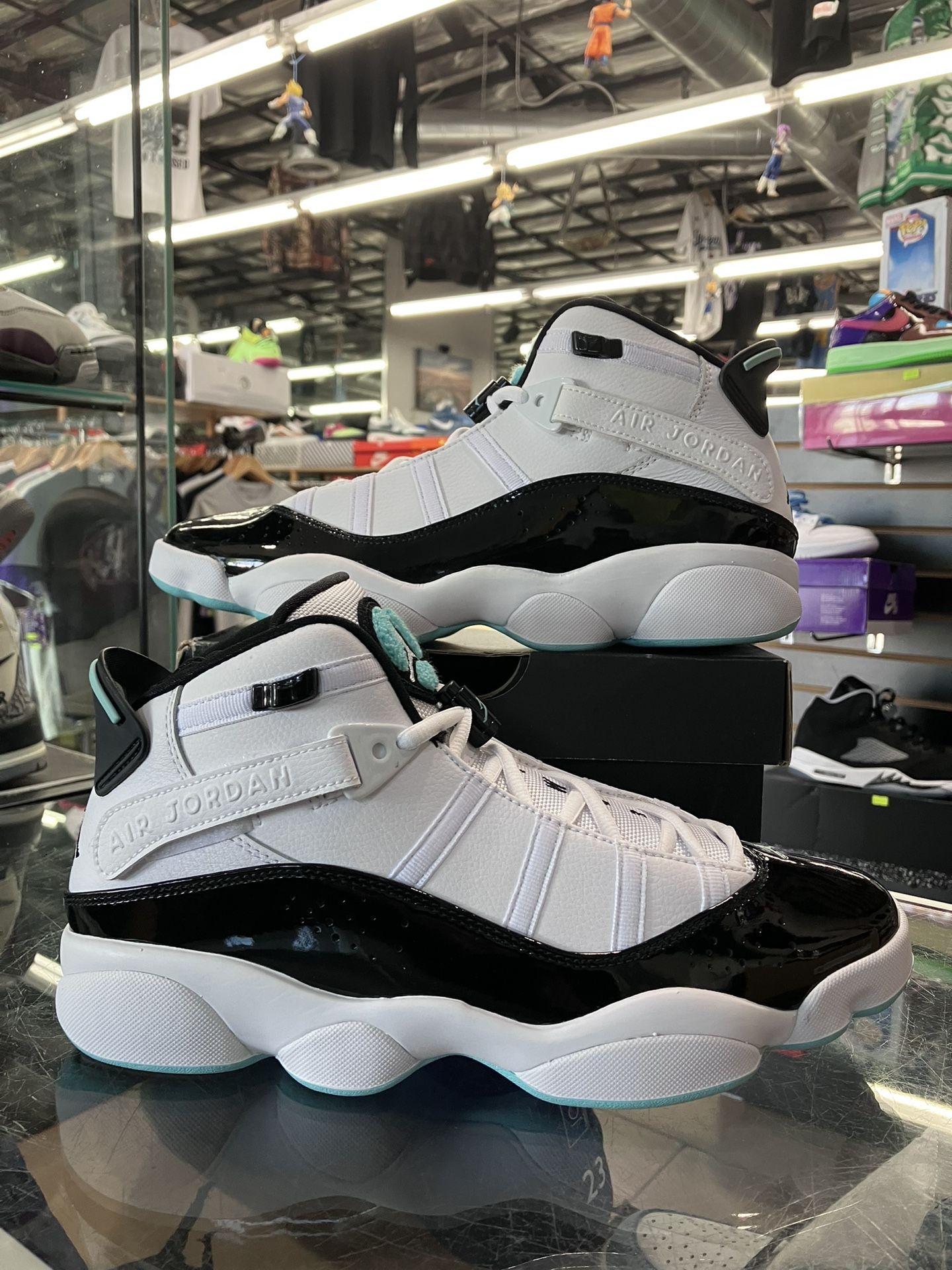 Jordan 6 Rings White Tropical Twist Black