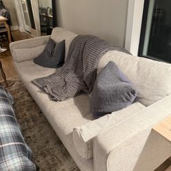 88” Tufted Sofa- Stone Gray