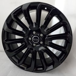 One 1x Original 22" Range Rover Autobiography Black Wheel Rim OEM 