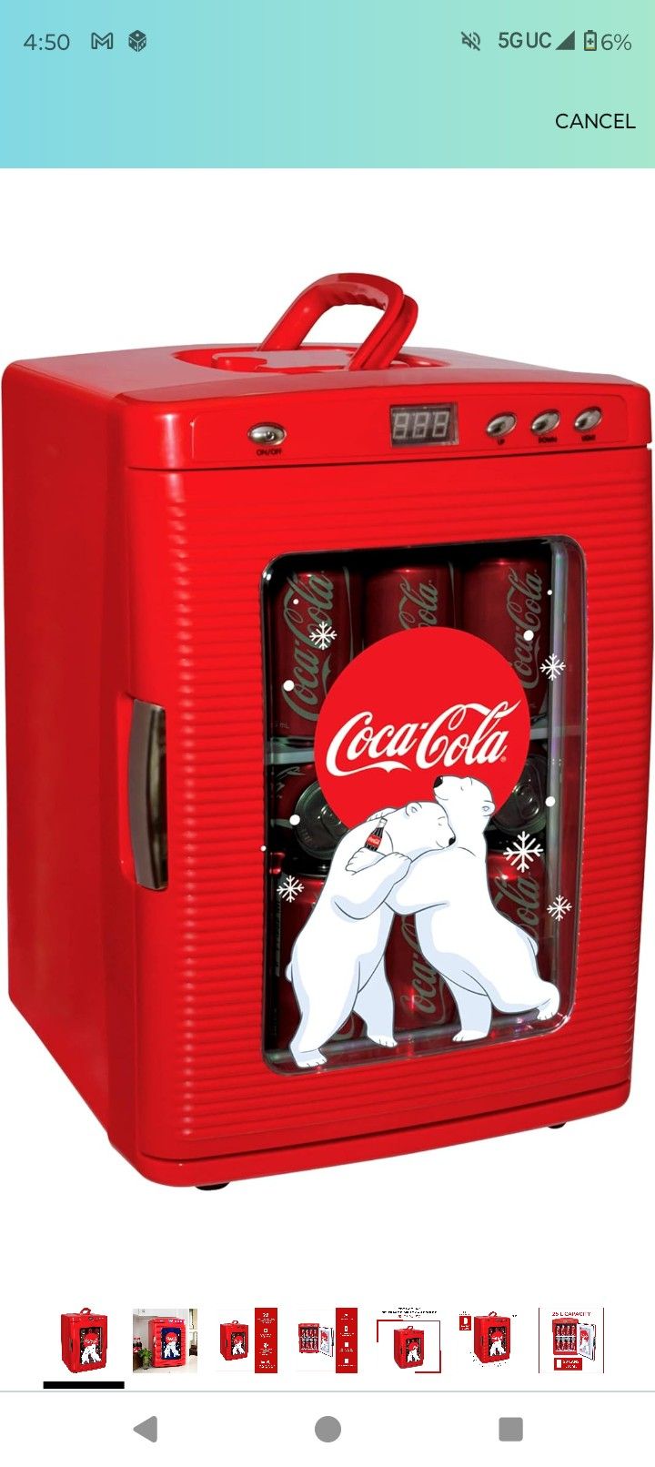 Coca-Cola Mini Fridge