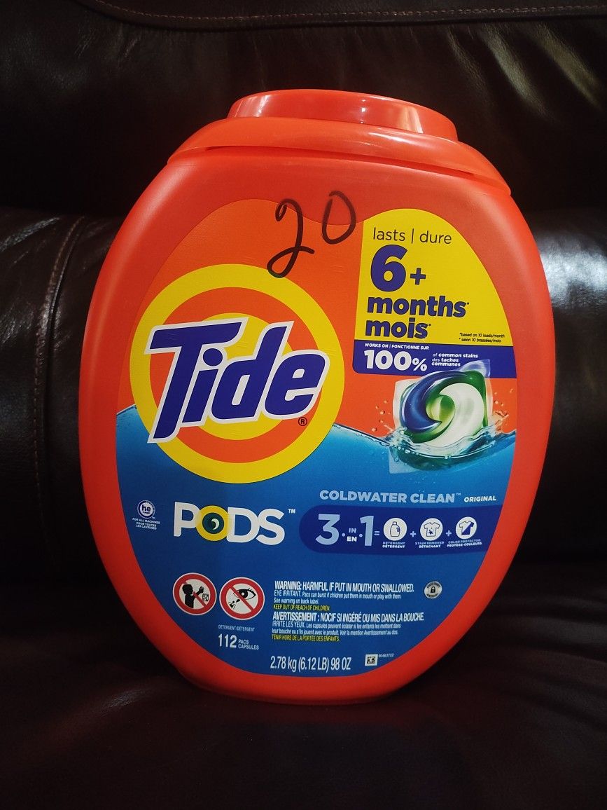 Tide Pods 112 Pacs Capsules 