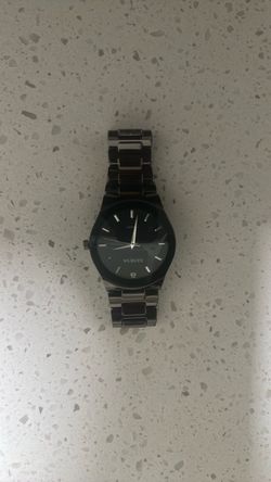 Geneva Men's Diamond Accent Gunmetal Watch