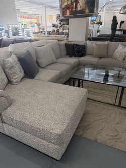 Large U-Shaped Sectional Sofa with Chaise,living room furniture, same day delivery 🚚