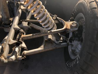 2001 Yamaha Warrior left upper and lower A arms