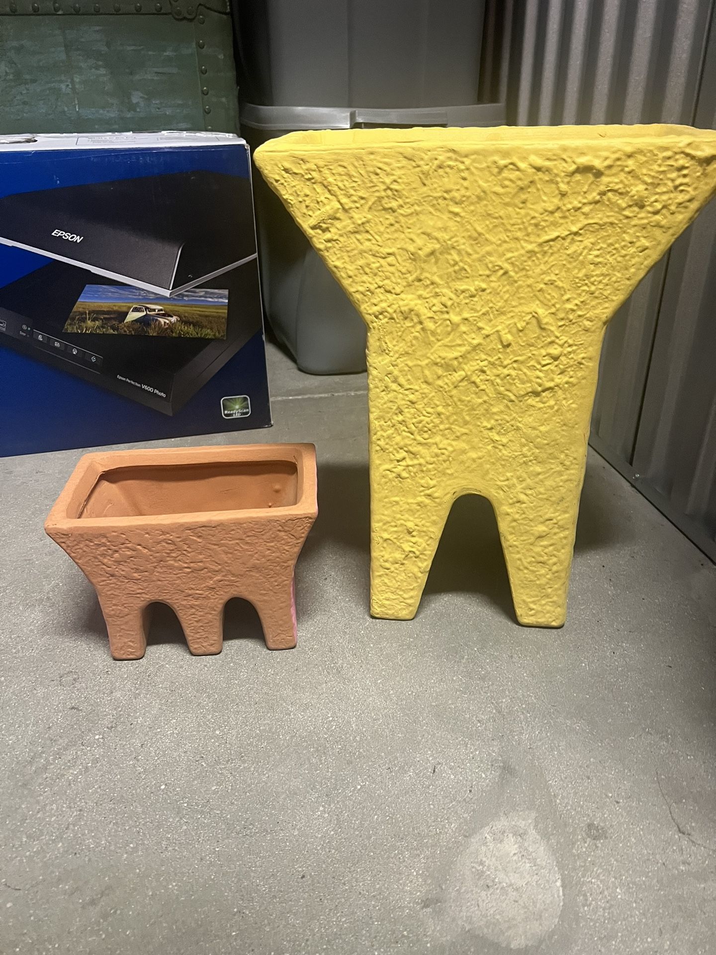 Urban Outfitters Base Clay Box Planters