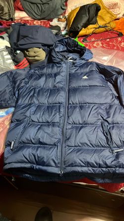 Blue navy adidas puffer jacket