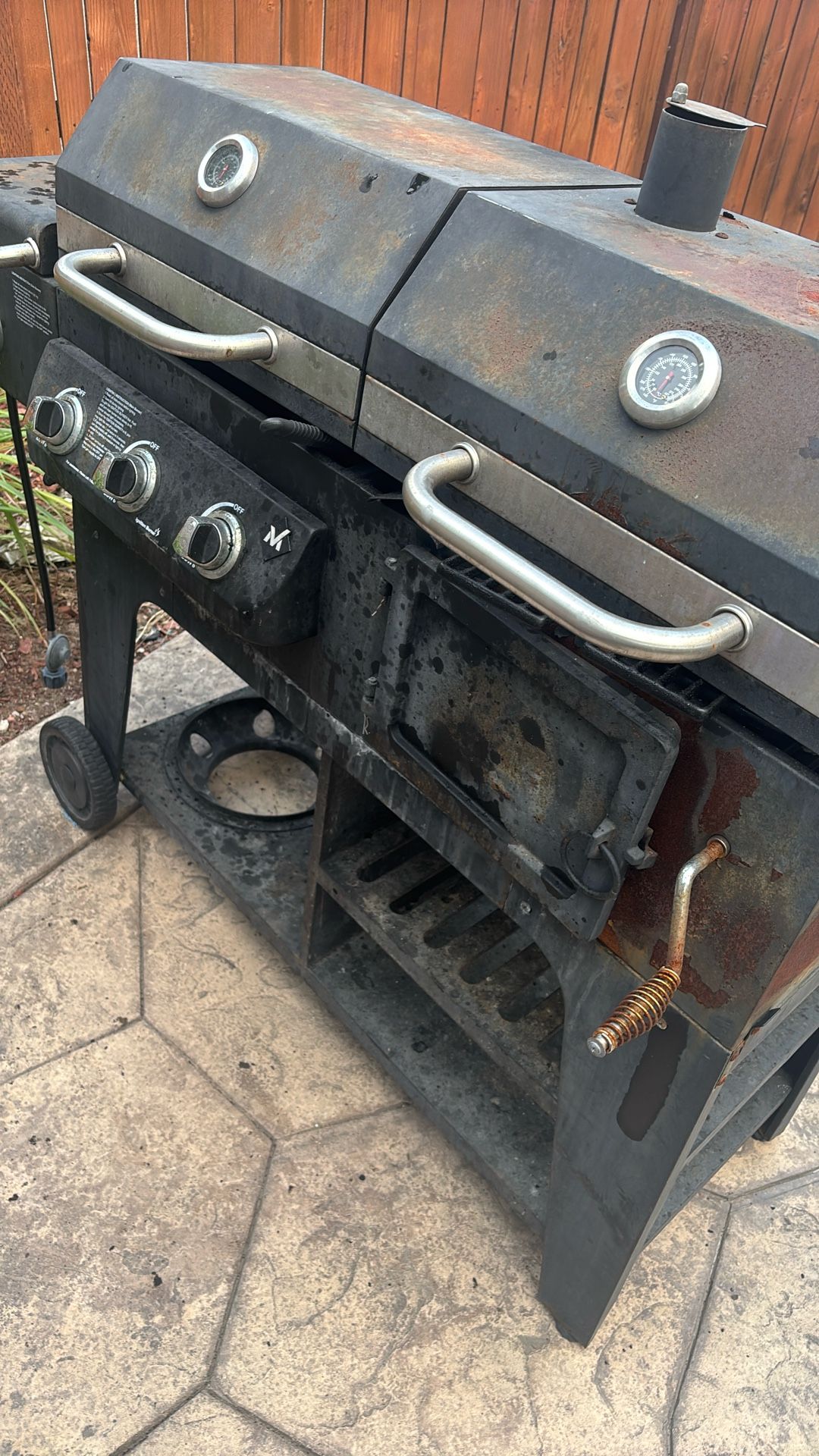 BBQ GRILL gas And Charcoal