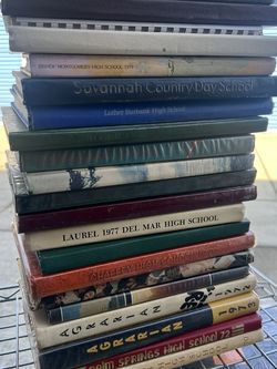 Lot Of 20 High School Yearbooks 1970s Vintage Mostly California Various Random