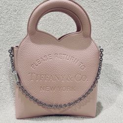 Light Pink Heart Tiffany and Co purse