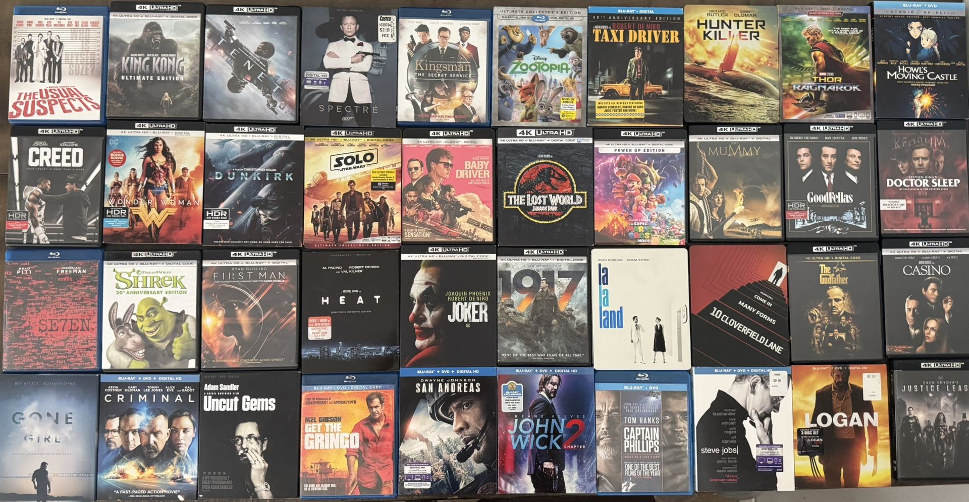 4K/Blu-ray/Steel Book Starter Collection