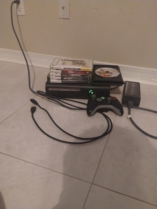 Xbox 360 With Games