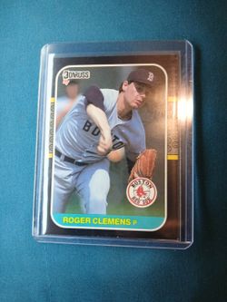 1987 Donruss Roger Clemens Baseball Card