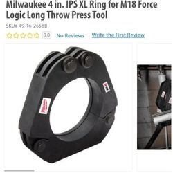 Milwaukee 4 in. IPS XL Ring for M18 Force Logic Long Throw Press Tool $500