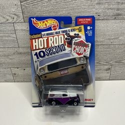 Vintage Hot wheels White purple ‘2000 Anglia Panel / Hot Rod 10 Second Street Legal Eliers • Die Cast Metal • Made in Thailand 