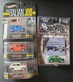 Hotwheels Morris Mini Cooper set