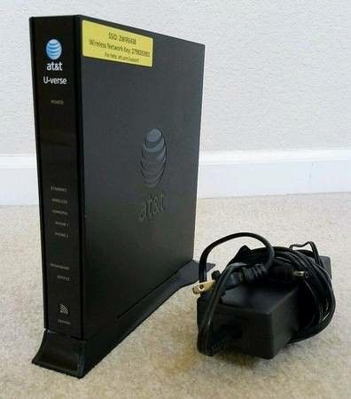 AT&T Uverse 2Wire DSL Modem (3801HGV) Broadband Gateway