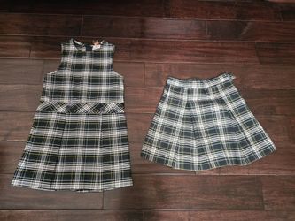Girl's Plaid Uniform ~ Size 5
