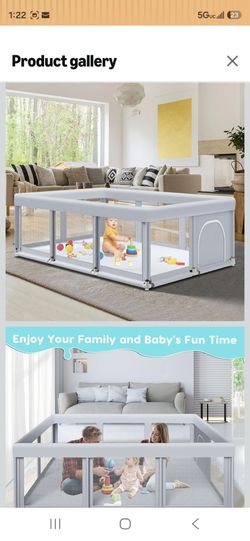 Baby play fence