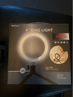 Vivitar 6" Streaming Essentials LED Ring Light