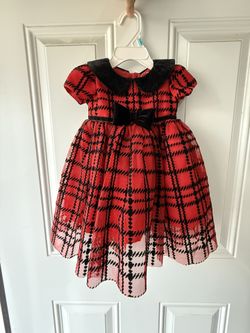 Brand New Baby Girl Red Dress Clothes 3-6months