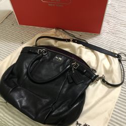 Coach Madison Lindsey Leather Bag