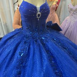Dress Quince años Royal Blue