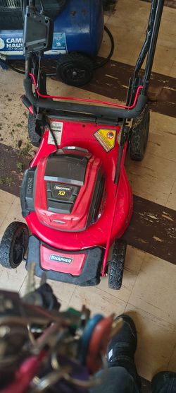 Snapper 82 volts electric lawn mower no battery no charger