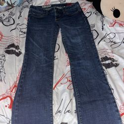 Low Rise Boot Cut Jeans