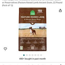 Open Farm Ancient Grains Dry Dog Food, Humanely Raised Meat Recipe with Wholesome Grains and No Artificial Flavors or Preservatives (Pasture Raised La