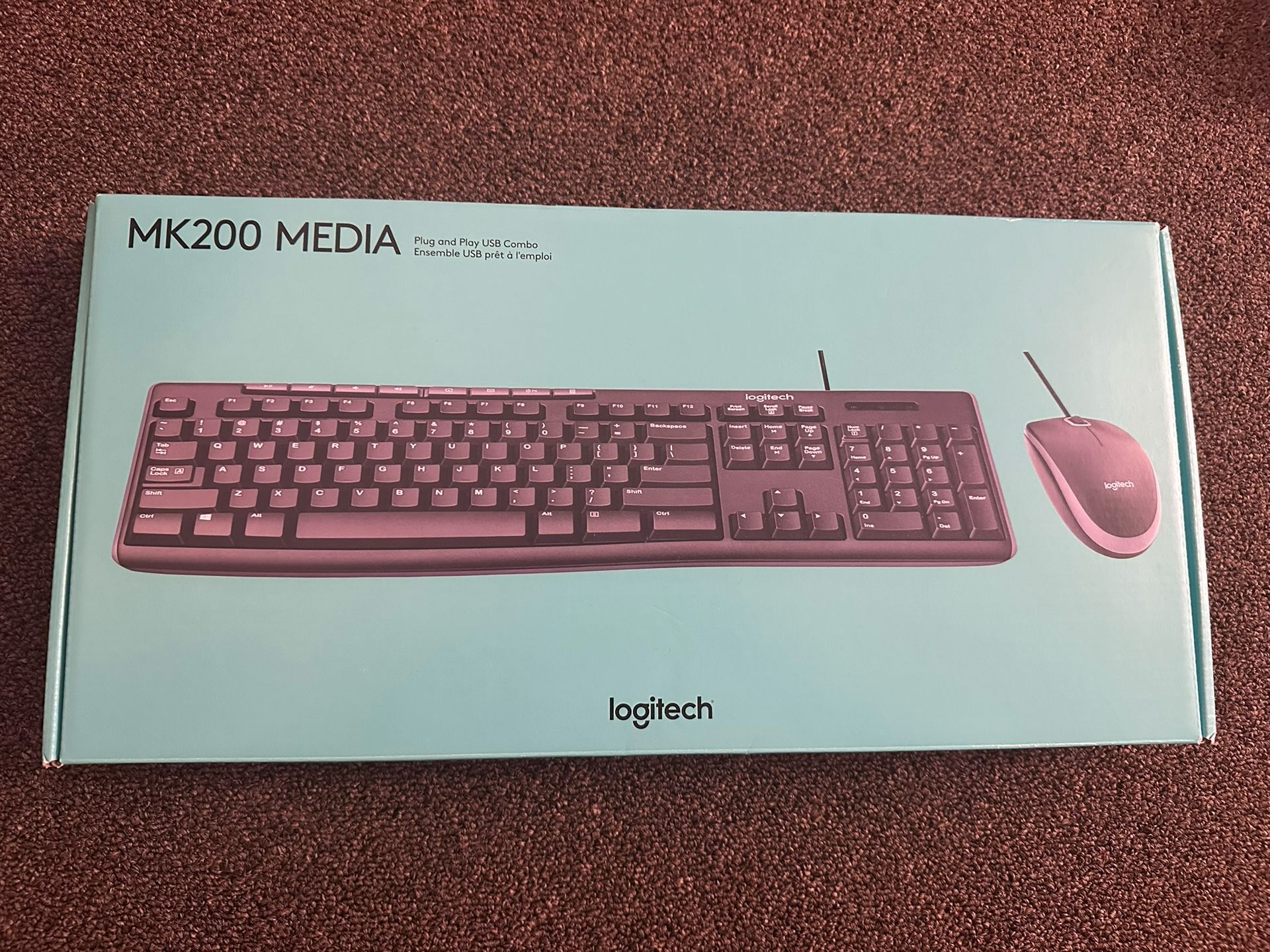 Logitech MK200 Keyboard & Mouse Combo – Open Box, Never Used