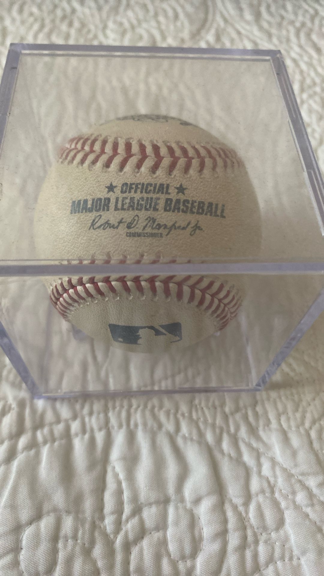 Game Used Ball In Padres Vs Dodgers Foul Ball