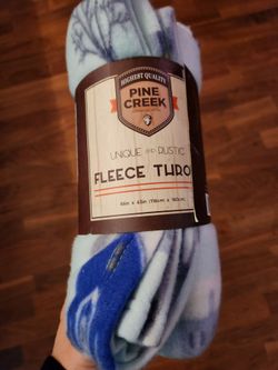 Pine creek throw blanket