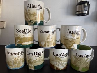 Starbucks City Mugs: Vegas, LA, San Diego, Seattle, Austin, Atlanta + More