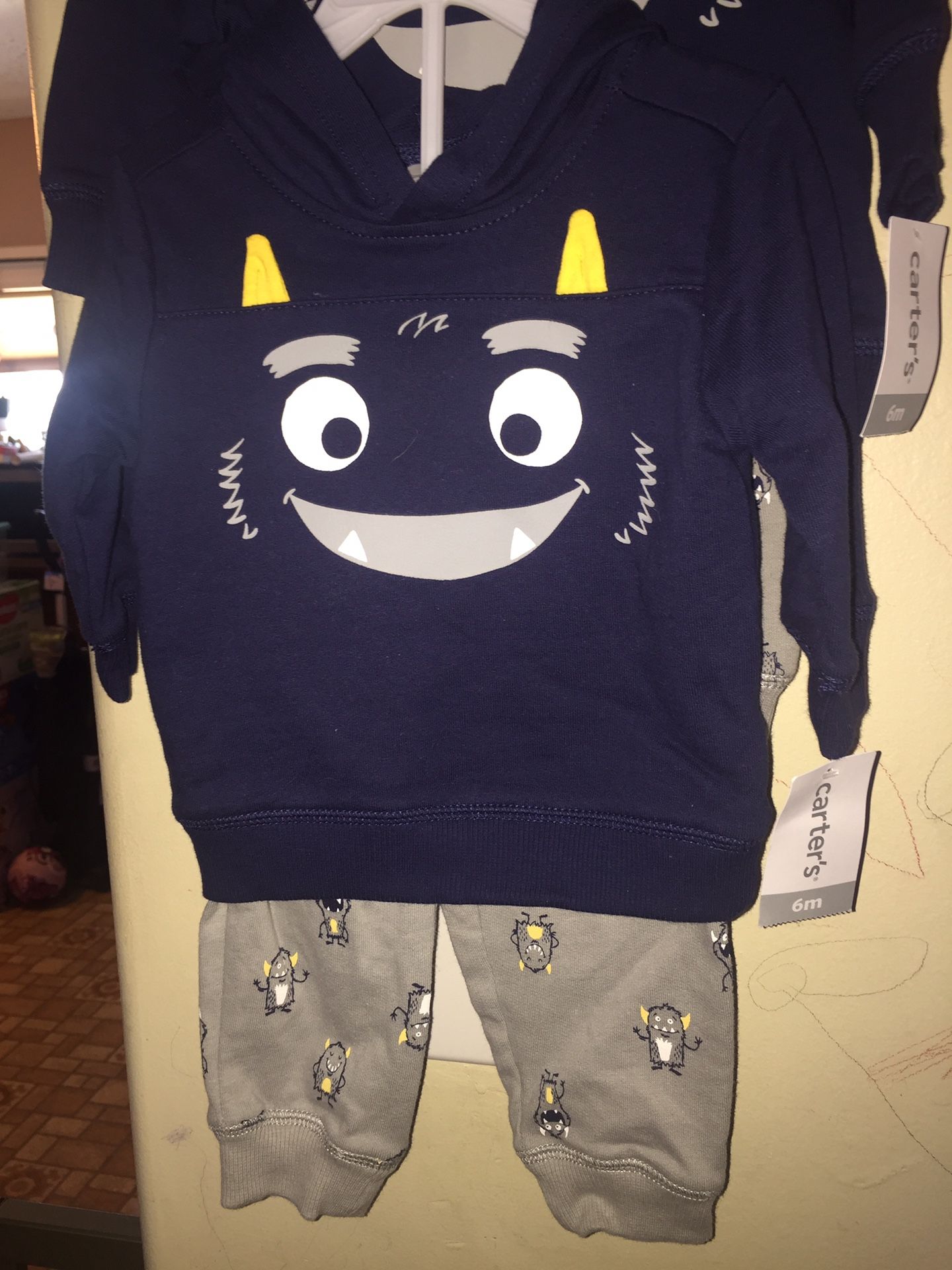 Twin boy matching outfits nwt size 6 months