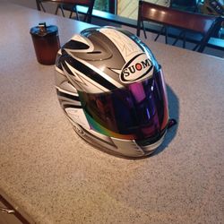Suomy italian motorcycle helmet size large